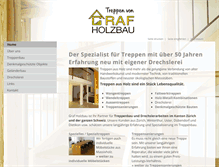 Tablet Screenshot of holzbaugraf.ch